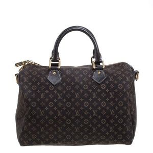 Louis Vuitton Fusain Monogram Idylle
Canvas Speedy Bandouliere 30 Bag